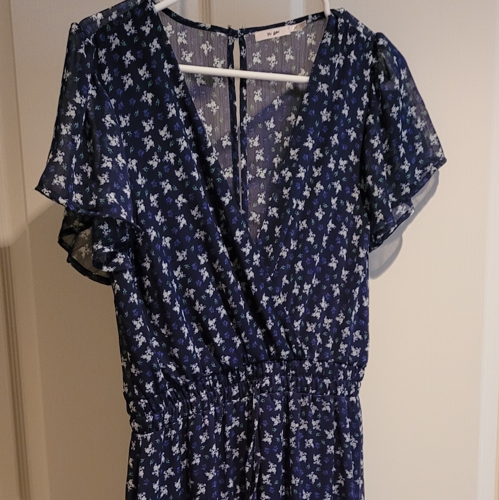 Blue flower dress